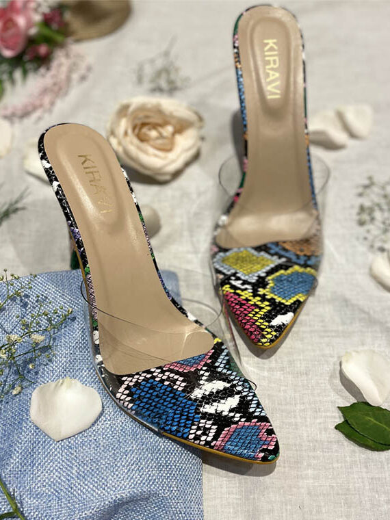 Kiravi Tie And Die Pyramid Heels
